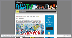 Desktop Screenshot of extralarry.wordpress.com