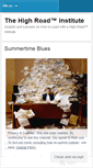 Mobile Screenshot of highroadinstitute.wordpress.com