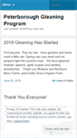 Mobile Screenshot of peterboroughgleans.wordpress.com