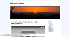 Desktop Screenshot of notjustthemrs.wordpress.com
