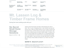 Tablet Screenshot of mtlassenhomes.wordpress.com