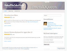 Tablet Screenshot of emeraldqueen.wordpress.com