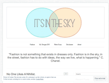 Tablet Screenshot of itsinthesky.wordpress.com