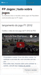 Mobile Screenshot of fpjogos.wordpress.com