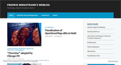 Desktop Screenshot of fredrikbergstrand.wordpress.com