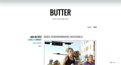 Desktop Screenshot of buttershop.wordpress.com