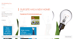 Desktop Screenshot of mymarketingguy.wordpress.com