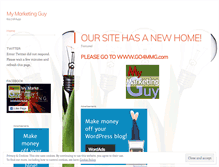 Tablet Screenshot of mymarketingguy.wordpress.com