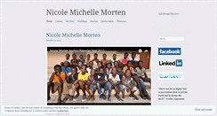 Desktop Screenshot of nicolemorten.wordpress.com
