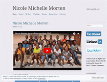 Tablet Screenshot of nicolemorten.wordpress.com