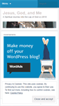 Mobile Screenshot of jesusgodandme.wordpress.com
