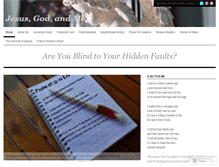 Tablet Screenshot of jesusgodandme.wordpress.com