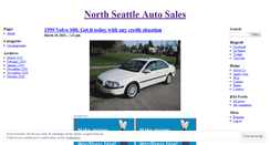 Desktop Screenshot of northseattleautosales.wordpress.com