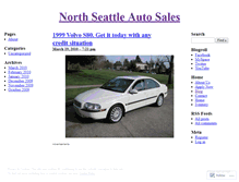 Tablet Screenshot of northseattleautosales.wordpress.com