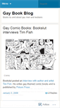Mobile Screenshot of gaybookblog.wordpress.com