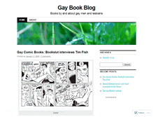 Tablet Screenshot of gaybookblog.wordpress.com