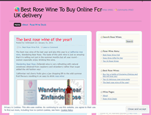 Tablet Screenshot of bestrosewine.wordpress.com