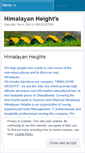 Mobile Screenshot of himalayanheight.wordpress.com