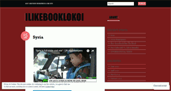 Desktop Screenshot of ilikebooksandicannotlie.wordpress.com