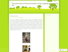 Tablet Screenshot of ellacharlie.wordpress.com