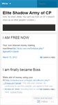 Mobile Screenshot of eliteshadowarmyofcp.wordpress.com