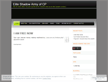 Tablet Screenshot of eliteshadowarmyofcp.wordpress.com