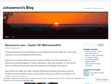 Tablet Screenshot of juliozamora.wordpress.com