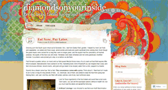 Desktop Screenshot of diamondsonyourinside.wordpress.com