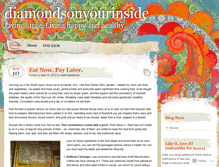 Tablet Screenshot of diamondsonyourinside.wordpress.com