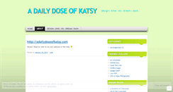 Desktop Screenshot of adailydoseofkatsy.wordpress.com