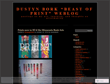 Tablet Screenshot of dustynbork.wordpress.com