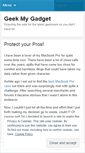 Mobile Screenshot of geekmygadget.wordpress.com