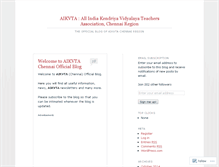 Tablet Screenshot of aikvtachennai.wordpress.com