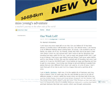 Tablet Screenshot of missyoungsadventure.wordpress.com