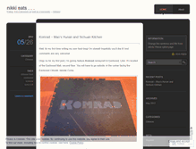 Tablet Screenshot of nikkieats.wordpress.com