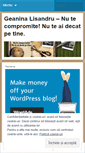 Mobile Screenshot of geaninalisandru.wordpress.com