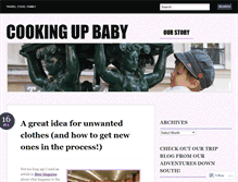 Tablet Screenshot of cookingupbaby.wordpress.com
