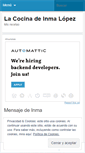 Mobile Screenshot of lacocinadeinma74.wordpress.com