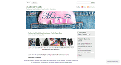 Desktop Screenshot of makeuptalk.wordpress.com