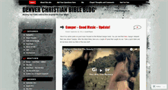 Desktop Screenshot of denverchristianbibleblog.wordpress.com