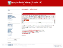 Tablet Screenshot of dougbutler.wordpress.com