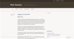 Desktop Screenshot of megoharaswork.wordpress.com