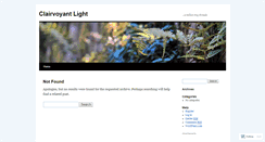 Desktop Screenshot of clairvoyantlight.wordpress.com