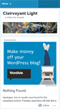 Mobile Screenshot of clairvoyantlight.wordpress.com