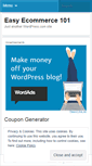 Mobile Screenshot of easyecommerce101.wordpress.com
