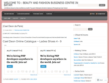 Tablet Screenshot of beautyandfashioninbatam.wordpress.com