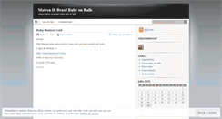 Desktop Screenshot of maironbrasil.wordpress.com