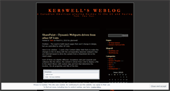 Desktop Screenshot of gkerswell.wordpress.com