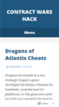 Mobile Screenshot of contractwarshack2.wordpress.com
