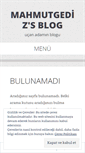 Mobile Screenshot of mahmutgediz.wordpress.com